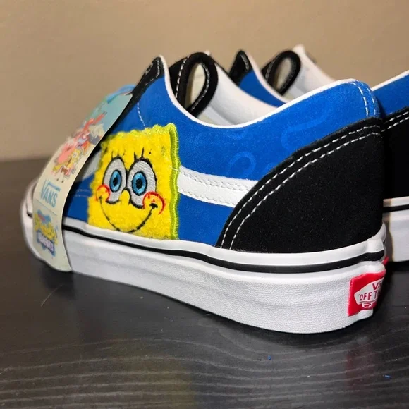 Vans X Spongebob Squarepants Old Skool Sneakers Size 6 - Picture 6 of 14